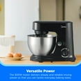 thumbnail image 3 of Midea 5-Quart Black Cake Mixer with Stand, 300W Multifunction Electric Food Mixer with Bowl & Attachments, 3 of 9