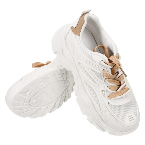 1 par de zapatillas de aire para correr para mujer, zapatillas deportivas para correr al aire libre, zapatos deportivos transpirables de malla fina, talla 37