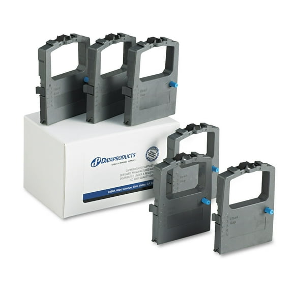 Dataproducts Non-OEM New Build Black Ribbon (Alternative for OKI 52102001 52104001) (6 Ribbons/Box)