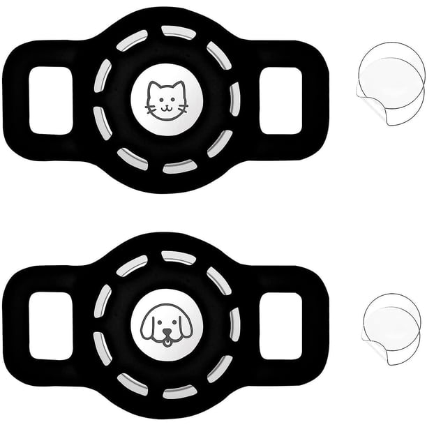 Soporte para Collar de gato Airtag para Apple Air Tag, soporte para Collar de gato de 1/2 pulgadas, paquete de 2 soportes para Collar de mascota Airtag para Apple Airt