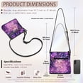 thumbnail image 7 of ZUXONGSY Cherry Blossom Axolotl Print Leather Shoulder Bag for Women Lightweight Crossbody Purse Phone Wallet purpose Shoulder Purse Bag Travel Bag for Daily Use Shopping, 7 of 7
