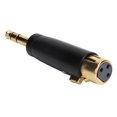 thumbnail image 1 of 635 adaptador de cable adaptador estéreo macho a xlr hembra 635 adaptador estéreo macho a XLR hembra para interfaz de micrófono de cable de guitarra chapado en oro negro, 1 of 8