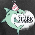 thumbnail image 3 of CafePress - Shark Birthday Long Sleeve T Shirt - Women's Long Sleeve Graphic Tee Casual Fit, 3 of 4
