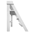 thumbnail image 3 of The Urban Port 27 Inch Wooden Ladder Bookshelf, 4 Tier Open Shelving, Weathered White, 3 of 5