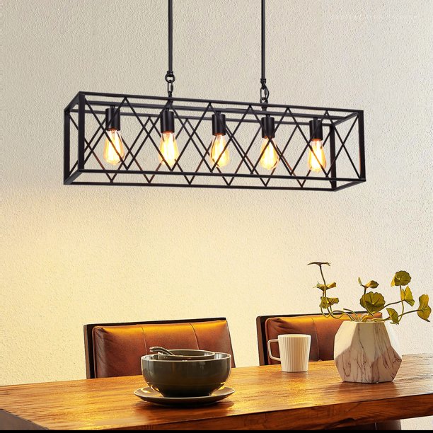 ESCENA Kitchen Island Pendant Lighting for Dining Room, Industrial