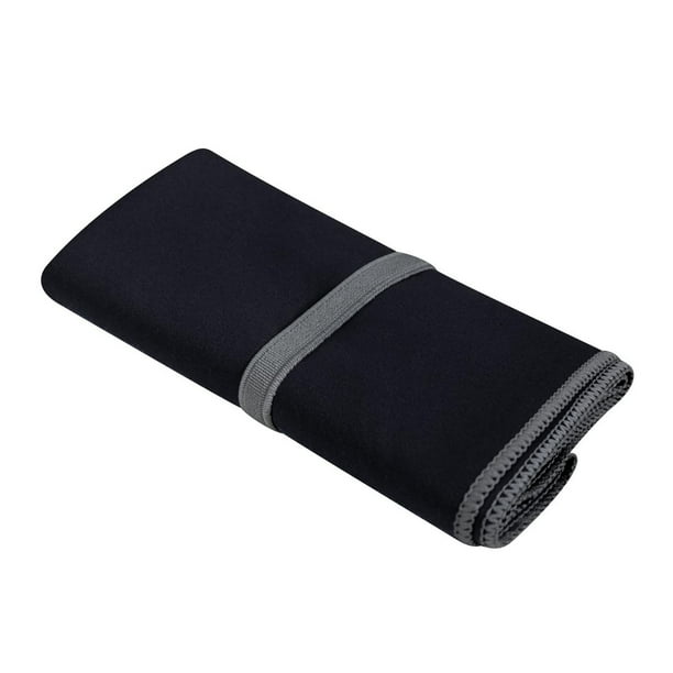Toalla de microfibra ligera de secado rápido - Nurmi negro 39 x 55