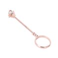 thumbnail image 2 of Anillo porta cigarrillos en forma de flor de rosa de oro rosa para mujer, 2 of 14