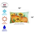 thumbnail image 2 of Toland Home Garden Set of 2 Pumpkins And Sunflowers Fall Pillow Covers 12x18 Inch Flower Throw Pillows, 2 of 4