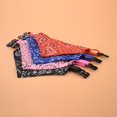thumbnail image 5 of Dog Bandana Flower Print Decorative Polyester Pet Dog Bib for Photo Shot, 5 of 8
