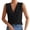 Green, variant on Women's Sleeveless Chiffon Top Triple V Neck Blouse 2026 Summer Lightweight Breathable Business Casual Work Office Shirt Loose Fit Layered Flowy Vacation Going Out Tops, Beige,L