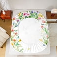 thumbnail image 5 of Castle Fairy Boys Girls Floral Hummingbird Twin Sheet Sets,Spring Garden Bedding, 5 of 7
