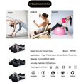 thumbnail image 4 of Calcetines de yoga sin dedos, empuñaduras y correas antideslizantes, para pilates, barra, ballet, bikram, entrenamiento para mujeres, 4 of 5