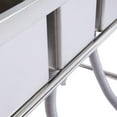 thumbnail image 4 of Three 3 Compartment Stainless Steel Commercial Kitchen Bar Sink with 3 Drainboards, 4 of 5