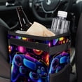thumbnail image 6 of Game Controller Car Trash Can with Foldable Lid, Leak-proof and Hanging Storage Bag - Trash Can for Car, Car Trash Bin, 6 of 6