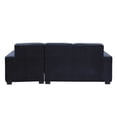 thumbnail image 4 of Sofá Love Chaise Derecho en L Eros 3 Plazas Azul para Sala, 4 of 8
