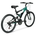 thumbnail image 4 of Hyper Bicycles Boy's 24" Bear Mountain Bike, Green, 4 of 9