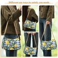 thumbnail image 4 of FORMRS Womens Shoulder Bag with Chain Strap Clutch Purse Cute Tote Handbag, Retro Beige Lemon, 4 of 7