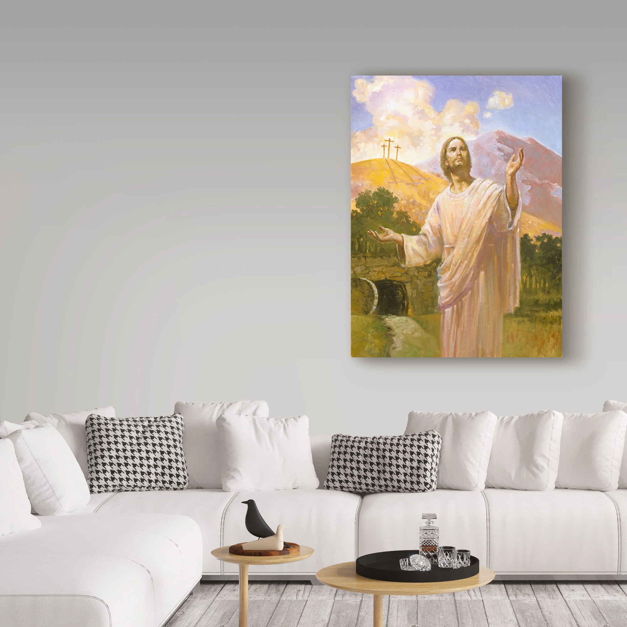 Trademark Fine Art 'Jesus' Canvas Art by Hal Frenck