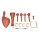thumbnail image 2 of Mentonera para violín, Mentonera para violín Completo Profesional Reposa mejillas para violín Accesorios para violín Tecnología avanzada, 2 of 8