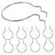 thumbnail image 1 of Pegboard Cup Holder Hooks 10pcs Heavy Duty Metal Hooks Ring Design, 1 of 5