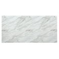 thumbnail image 5 of STACEY Beige Faux Marble Dining Table - 82" Rectangular, Seats 6, Modern Pedestal Table for Dining Room, Rubberwood & Wood Base, Vietnam, 5 of 7