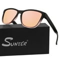 thumbnail image 6 of Sunier Vintage Polarized Sunglasses Stylish Gradient Frame for Young Women and Men, 6 of 6