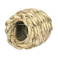 thumbnail image 1 of TISHITA Rabbit Grass House Bed Hanging Straw Cage Cozy Hammock Tunnel Nest Chew Toy Pets, 1 of 8