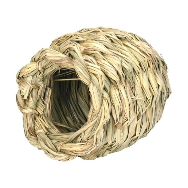 Jaula colgante de paja para cama, nido para dormir, casa de para erizo, Animal pequeño