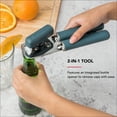 thumbnail image 4 of KitchenAid Stainless Steel Manual Can Opener with Bottle Opener and Ergonomic Grip, Agave, 4 of 10