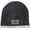 Black, variant on Crystal Union Jack Patch Performance Beanie Hat - Black