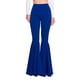 thumbnail image 1 of Guardurnaity Pantalones de amplia aplicación en varios tamaños disponibles Cómodos cintura alta Parte inferior acampanada Transpirable Prendas para la parte inferior del cuerpo Azul marino 3XL, 1 of 6