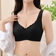 thumbnail image 6 of Outfmvch Bras for Women Everyday Bra Push up Bra Wireless Bra Top Wide Straps Bra Jelly Bras for Women Tee Shirt Bra No Underwire Bra Sleep Bra Pullover Bra No Show Bras for Women A2 Black 2XL, 6 of 9