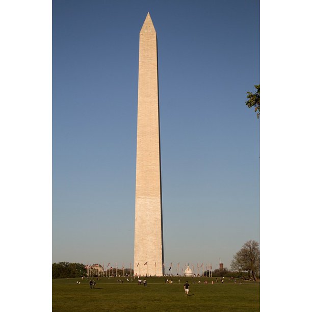 Obelisk National Park Washington Monument Monument 12 Inch By 18 Inch Laminated Poster With Bright Colors And Vivid Imagery Fits Perfectly In Many Attractive Frames Walmart Com