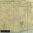 thumbnail image 2 of HISTORIX 1895 Map of Detroit Michigan Vintage Poster Wall Art Print, 18 x 24 Inch, 2 of 8