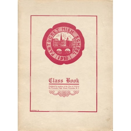 (Custom Reprint) Yearbook: 1918 East High School - Redjacket Yearbook (Pawtucket, RI)