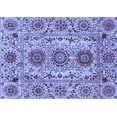 thumbnail image 1 of Ahgly Company Machine Washable Indoor Rectangle Abstract Blue Modern Area Rugs, 7' x 10', 1 of 4