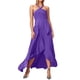 thumbnail image 1 of Vestido de fiesta de verano fluido para mujer con tirantes con volantes: elegante color liso, tejido ligero, cómodo para ocasiones especiales., 1 of 5