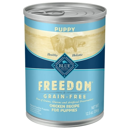 UPC: 0859610006878 | Blue Buffalo Freedom Chicken Pate Wet Dog Food for Puppies Grain-Free 12.5 oz. Can