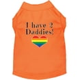 thumbnail image 1 of I Have 2 Daddies Screen Print Dog Shirt Orange Xxl, 1 of 1