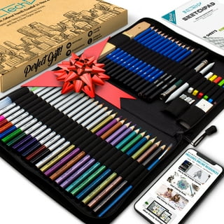 NIL - Tech70 Sheets Premium Toned Tan Sketchbook - 9x12 inches (107 lb/175  GSM) Spiral Bound Drawing Paper Pad for Gel Pens, Markers, Colored Pencils,  Chalk, Oil Pastels, Charcoal Pencils and Graphite 