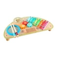 thumbnail image 1 of Juego de tambores de xilófono para bebés, instrumentos musicales de juguete, juguete educativo de música, recuerdos de fiesta, juguete Montessori para, 1 of 9