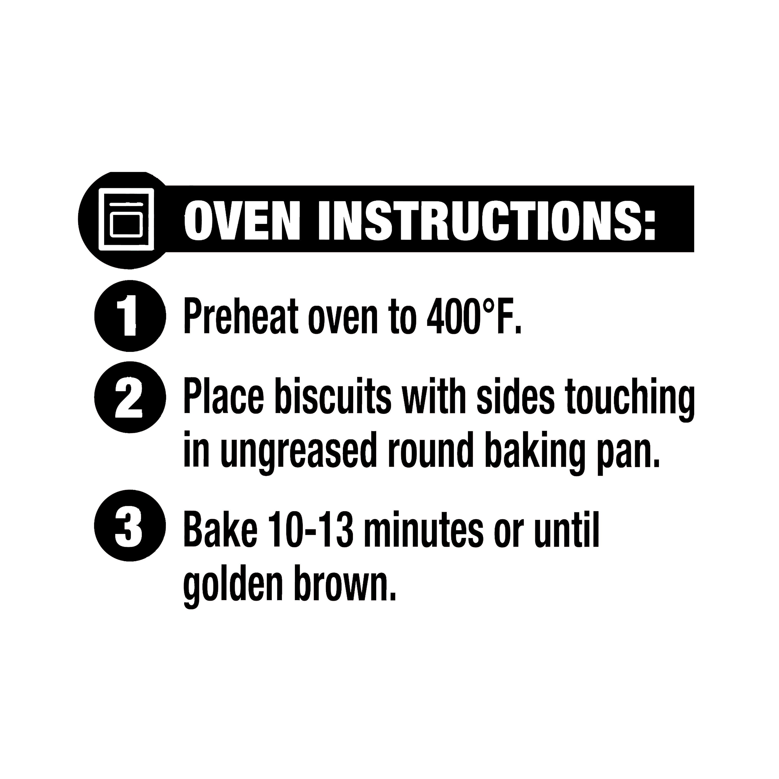 Great Value Regular Buttermilk Biscuits, 7.5 oz, 10 Count, 4 Pack