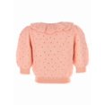 thumbnail image 2 of Alessandra Rich Rhinestone Appliqué Mohair Blend Sweater (Women's), 2 of 3