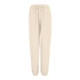 thumbnail image 4 of Women Pants Women Casual Pants White Baggy Pants Women Trouser Style Lounge Pants Women Wide Leg Womens Pants Summer Clothes for Women, 4 of 5
