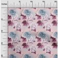 thumbnail image 1 of oneOone Polyester Spandex Light Pink Fabric Florals Sewing Fabric By The Yard Printed Diy Clothing Sewing Supplies 56 Inch Wide, 1 of 4