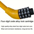 thumbnail image 4 of MesaSe Extra-Long Bicycle Lock - Durable PVC Safety Cable Ring for Youngsters & Young Cyclist Security, 4 of 6