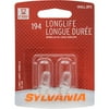 2-PK Sylvania 194 Long Life Automotive Light Bulb