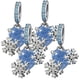 thumbnail image 1 of Dije corazón azul luz invernal XmasHeart02 4Pzas Plata S925 Chapa Colgante Fijo Corazón/Copos Plata/Azul Caja Blanca 4x4, 1 of 3