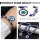thumbnail image 4 of 2 unids Pulsera de la pulsera de la pulsera de ojo malvado mujer pulseras de moda regalos de niña, 4 of 7
