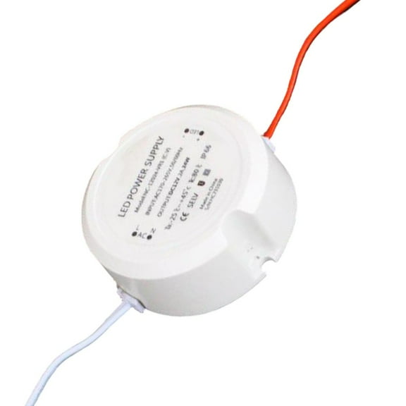 LED Transformer 12 V/24V 20W Mini Ring AC to DC Transformer Power Supply IP66